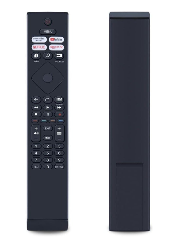 Philips Smart TV Replacement Remote Control (398GR10BEPHN0042BC) - Quick Access to Netflix, YouTube, u0026 Prime Video - Image 1