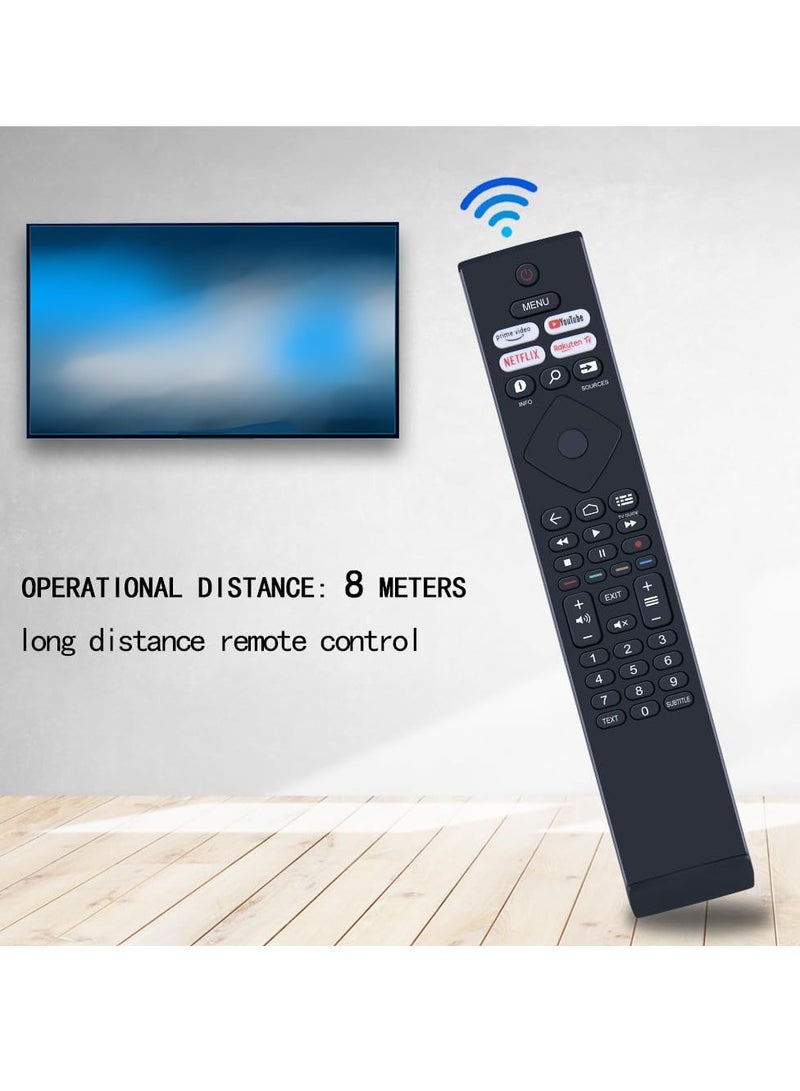 Philips Smart TV Replacement Remote Control (398GR10BEPHN0042BC) - Quick Access to Netflix, YouTube, u0026 Prime Video - Image 4