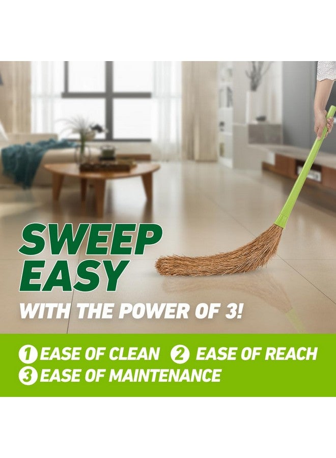 Scotch Brite Scotch-Brite No-Dust Broom, Long handle, Easy floor cleaning (Multi-use) - Image 2