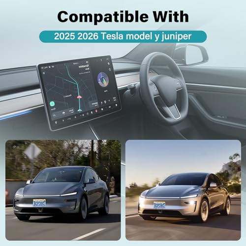 Bopowo The Original No Drill Front License Plate Holder Anti-Theft Lock Compatible with 2025 2026 Tesla Y Juniper Movable up and Down, No Adhesives License Frame - Image 2