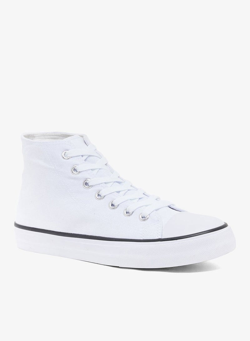 Seventy Five Canvas High Top Sneakers - Image 2