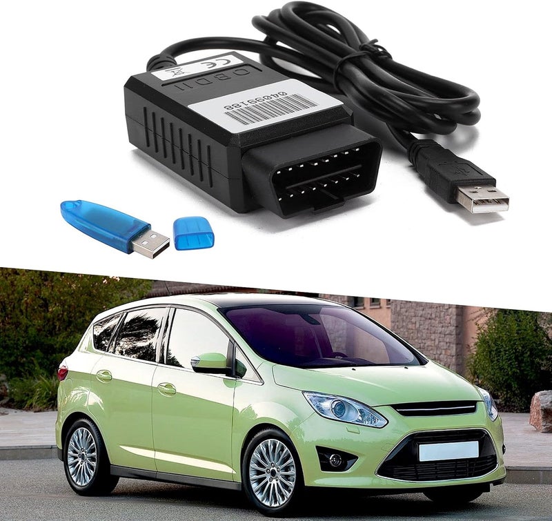 klarako كابل تشخيص OBD2 من كلاراكو، كابل تشخيص OBD2 FNR مفتاح برمجة كود حقيقي 4 في 1 بديل بلاستيكي للسيارات - Image 3