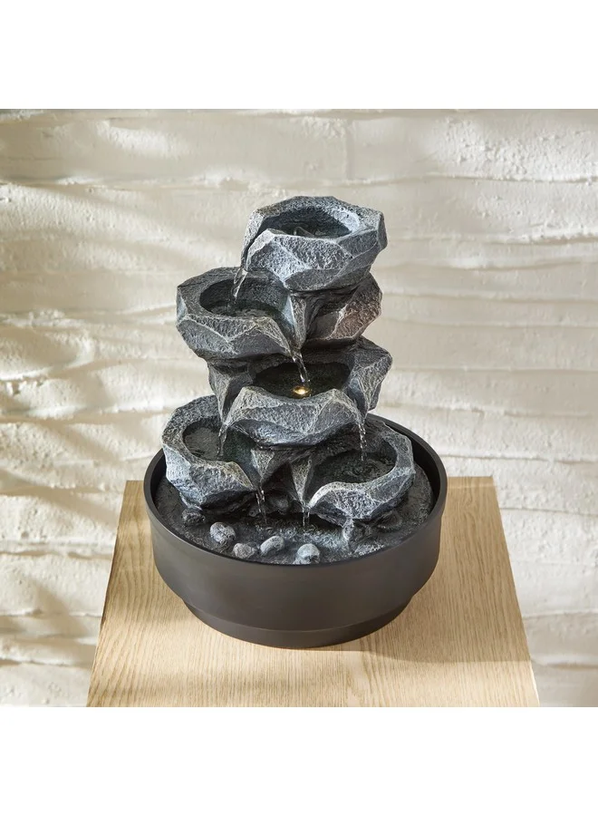 Home Box Belen Nature Fountain with LED Head 21 x 21 cm