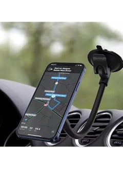 VEN-DENS Magnetic Car Phone Mount – Windshield Holder with Powerful Suction Cup & Flexible Gooseneck Arm – Universal Fit for iPhone 14 Series & All Smartphones – Hands-Free, Secure Navigation for Safer Driving  - Image 5