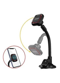 VEN-DENS Magnetic Car Phone Mount – Windshield Holder with Powerful Suction Cup & Flexible Gooseneck Arm – Universal Fit for iPhone 14 Series & All Smartphones – Hands-Free, Secure Navigation for Safer Driving  - Image 2