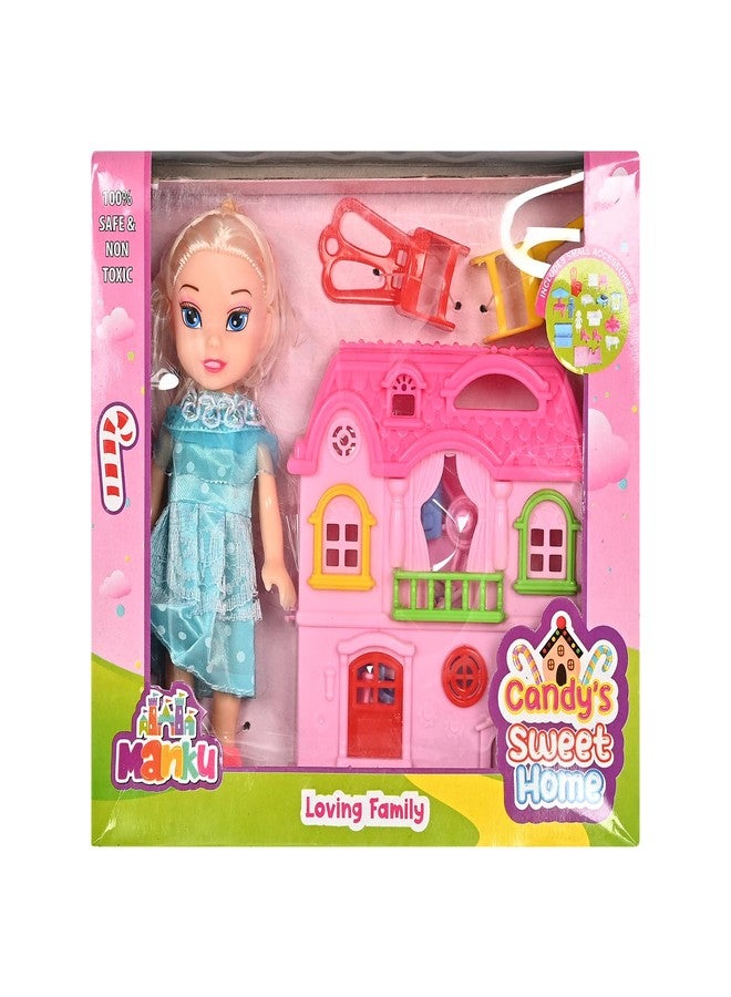 DISILA TRADERS Multi Functional Interactive Toy Set for Kids Role Play Early Learning Educational Play Kit with Bright Colors Creative Fun Toy (Doll House) - Image 5