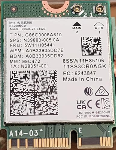 Intel 282726 Nt Be200.ngwg.nv Intel Wi-fi 7 Be200 2230 2x2 Be+bt No Vpro Retail - Image 1