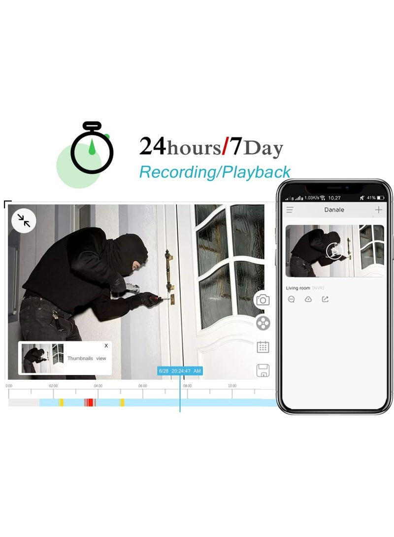 جورتان كاميرا 3K Wi-Fi PTZ، تكبير 8x، كشف الحركة، تتبع الحركة، رؤية ليلية كاملة الألوان، صوت ثنائي الاتجاه، مقاومة للماء IP66، إنذار الحركة، تسجيل على مدار الساعة طوال أيام الأسبوع، كاميرا Wi-Fi للتحكم PTZ - Image 4