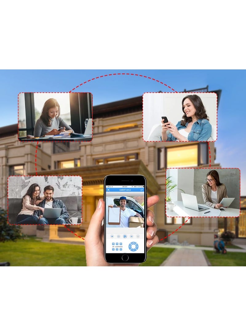 جورتان كاميرا 3K Wi-Fi PTZ، تكبير 8x، كشف الحركة، تتبع الحركة، رؤية ليلية كاملة الألوان، صوت ثنائي الاتجاه، مقاومة للماء IP66، إنذار الحركة، تسجيل على مدار الساعة طوال أيام الأسبوع، كاميرا Wi-Fi للتحكم PTZ - Image 5