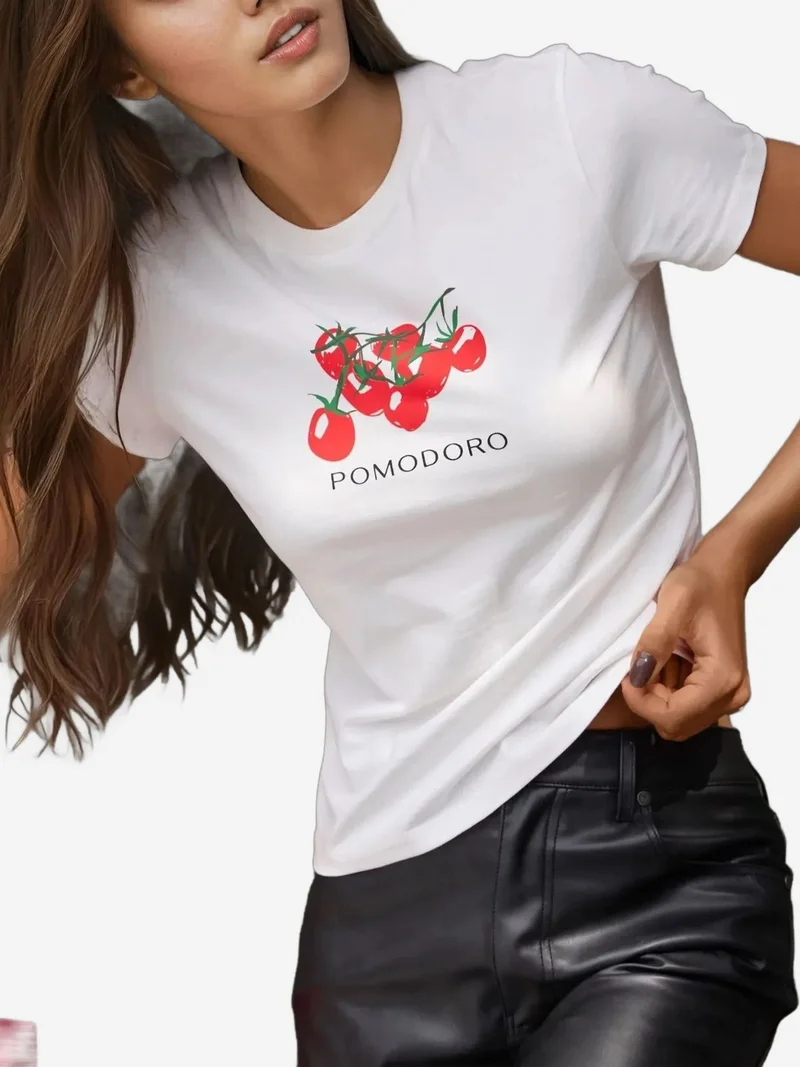 HICCUP Crew Neck Printed Baby Tee