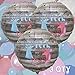 Havercamp Buck or Doe Party Balloons 3 Pcs 3 18 Round Mylar Balloons These Gender Reveal Balloons in rustic barnwood are great for Hunting Outdoor enthusiasts - Image 2