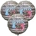 Havercamp Buck or Doe Party Balloons 3 Pcs 3 18 Round Mylar Balloons These Gender Reveal Balloons in rustic barnwood are great for Hunting Outdoor enthusiasts - Image 4