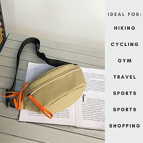 Tressential Waist Bag for Men Women | Cross Body Fanny Pack for Hiking, Travel, Camping, Outdoor Sports, Cycling | Money Belt with Adjustable Strap (Sorrell Brown) - Image 3