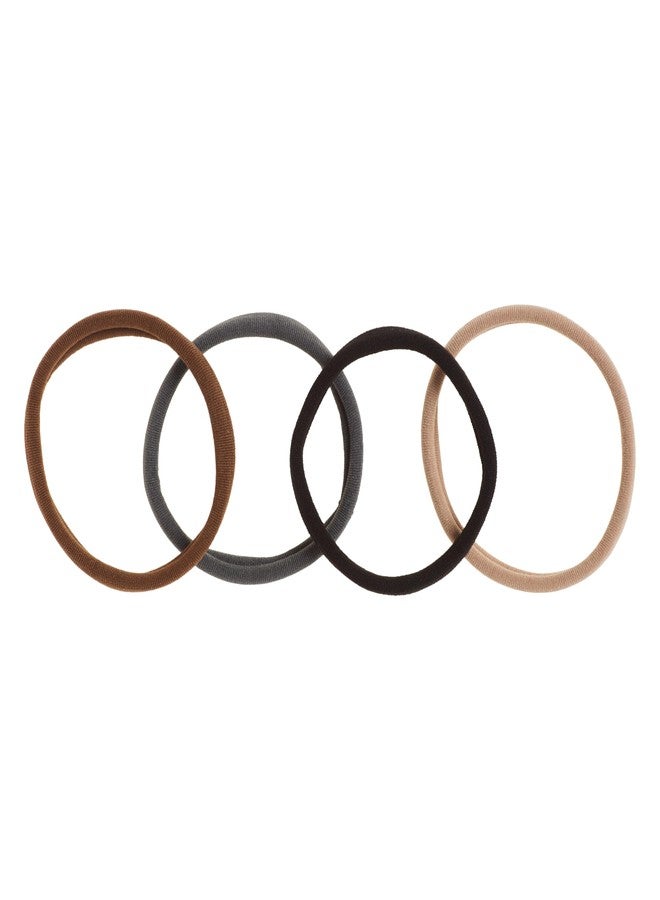 Goody Ouchless Seamless Hair Elastics, 10 Ct, Neutral Tones, Damage-Free Gentle Hold Ties, No Snag or Pull, For All Occasions, Chic Styling Accessories for Women & Men, All Hair Types - Image 3
