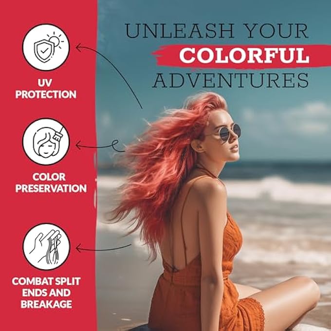 Ronney HAIR CONDITIONER FOR COLOURED HAIR WITH CHERRY EXTRACT - SPLIT END TREATMENT, UV PROTECTION - PROFESSIONAL COLOUR REPAIR CONDITIONER FOR DAMAGED HAIR - DEEP CONDITIONING HAIR TREATMENT - 300ML - Image 3