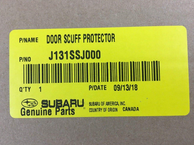 Subaru Door Scuff Protector 2019-2024 Forester Front Door Set J131SSJ000 New OEM Genuine - Image 2