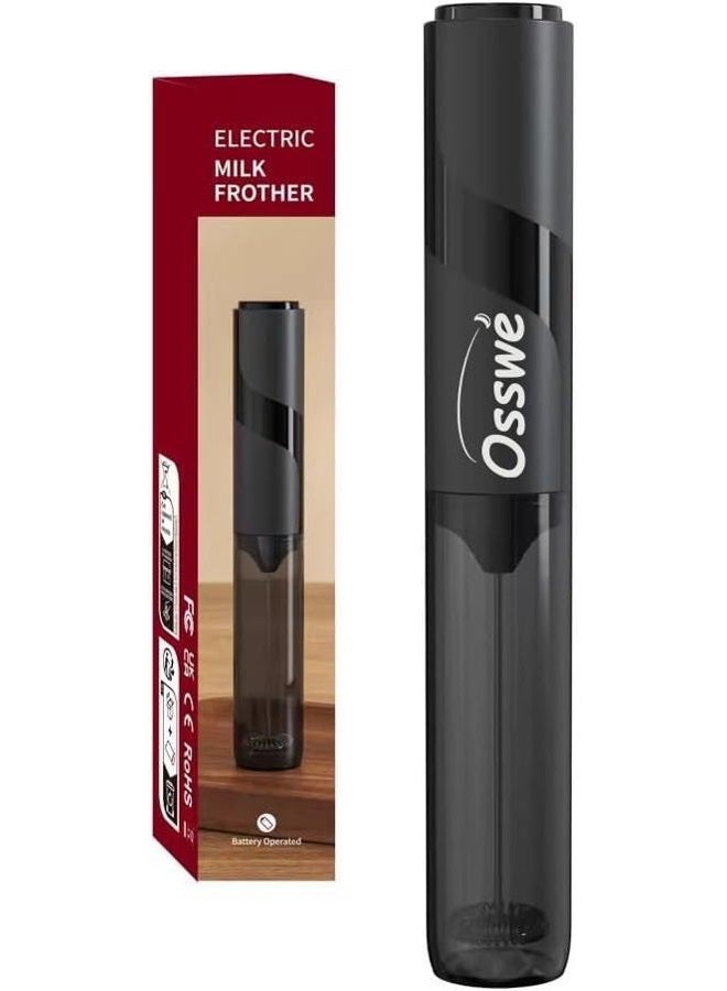 Osswe premium Electric Milk Frother, Handheld Coffee Foam Maker for Latte, Cappuccino, Hot Chocolate, Black - Image 5