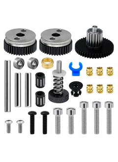DIY HGX-LITE Extruder Parts Kit Replacement Accessory Compatible with CREALITY 3D Printers Ender-3/Ender-3 V2/CR-10/CR-10S Suitable for 1.75mm Filaments PLA/ABS/PETG/TPU/PP/PC/Nylon/PEEK/PEI