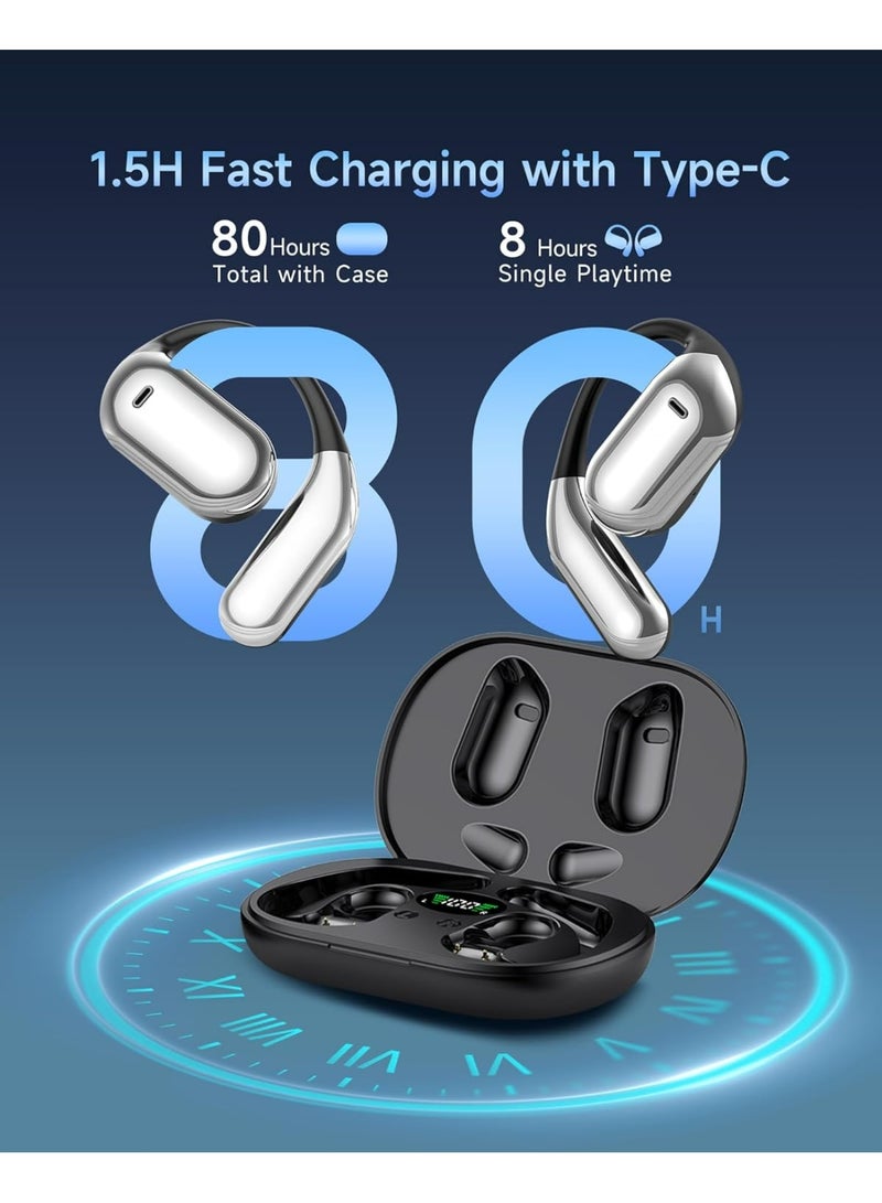 HaDoii AI Translation Earbuds Real Time, 3-in-1 Translator Earbuds, 80H Playtime Translating Device, 144 Language Translator Earbuds for iPhone and Android, for Travel/Business/Meeting/Learning - Image 2
