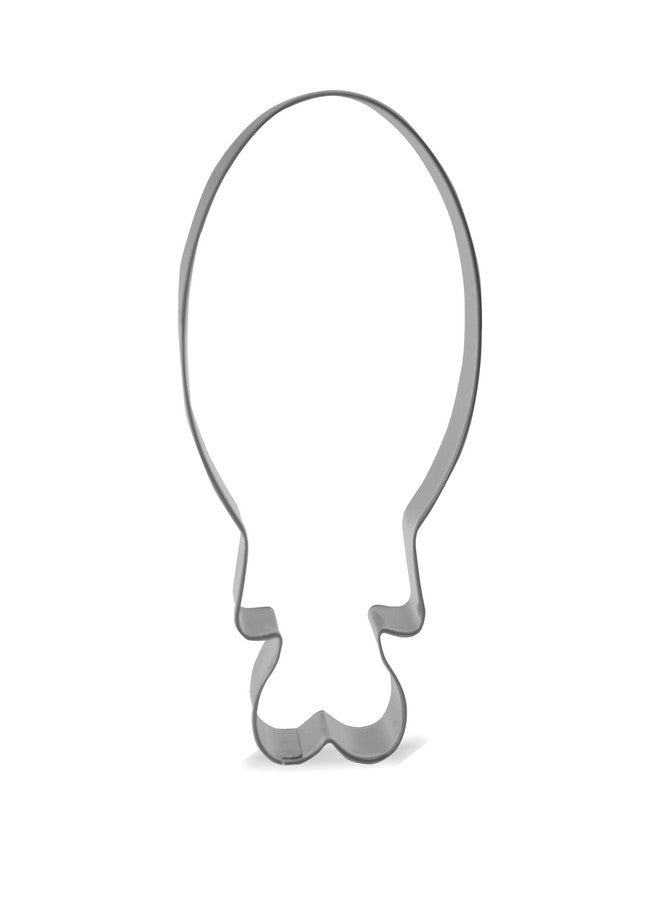 Keewah Thanksgiving Turkey Leg Cookie Cutter, 4”, Stainless Steel - Image 1