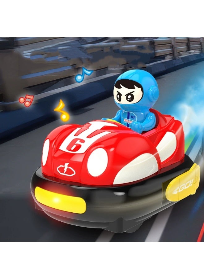 2 Pack Remote Control Battle Bumper Car for Toddlers, Two Person Remote Control Battle Collision Car, Radio Control Toys, Music Catapult Robot Popping up Family Interaction Rc Battle Game for Kids - Image 4