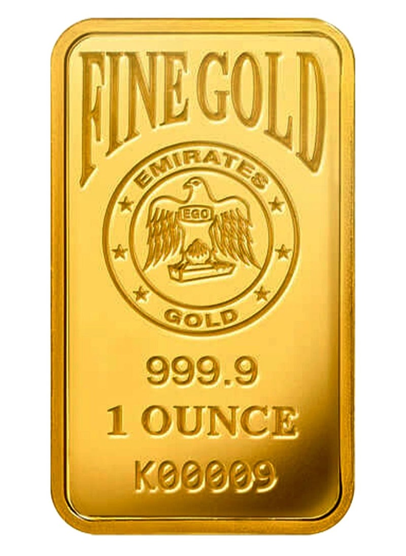 Emirates Gold Emirates Gold 1oz Gold Bar 24KT - 1 Ounce  - Image 1