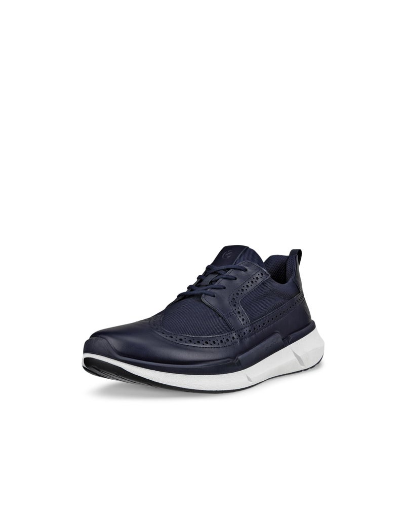 ECCO Mens Biom 22 Brogue Sneaker Night SkyNight Sky 775 - Image 2
