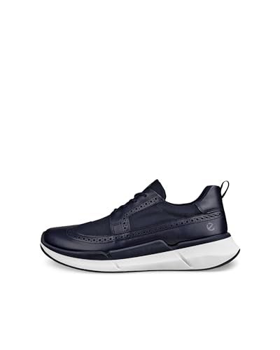 ECCO Mens Biom 22 Brogue Sneaker Night SkyNight Sky 775 - Image 3