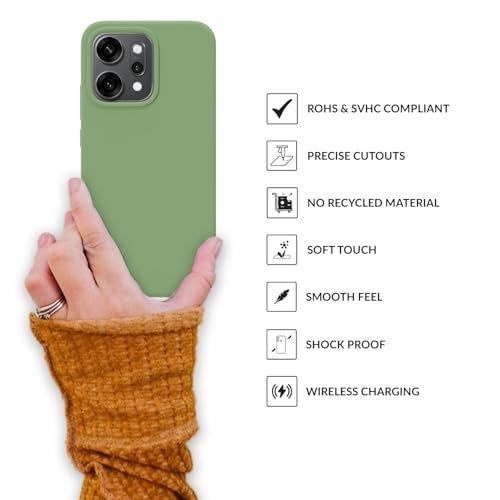 SPRIG Compatible with Oppo Reno 14 Premium SilkTone Back Cover Drop Tested Shock Proof Mobile Case for Men, Women, Boys and Girls with Camera Protection (Mint Green) - Image 4