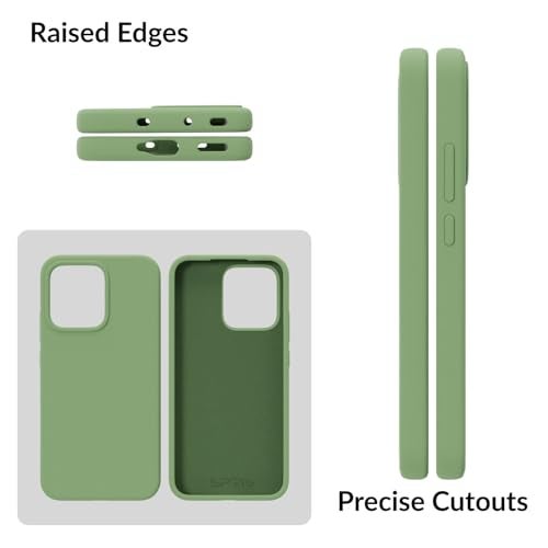 SPRIG Compatible with Oppo Reno 14 Premium SilkTone Back Cover Drop Tested Shock Proof Mobile Case for Men, Women, Boys and Girls with Camera Protection (Mint Green) - Image 3