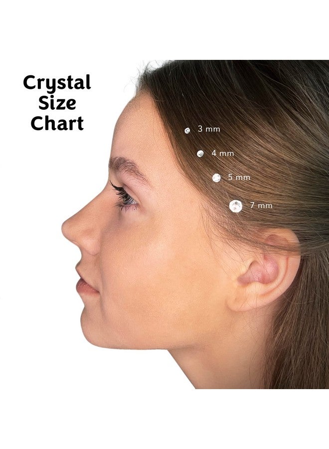 Blinger blinger Crystal Refill Pack | 5 Discs - 75 Precision-Cut Glass Crystals | Styling Tool not included | Crystal Hearts 6 mm - Image 4