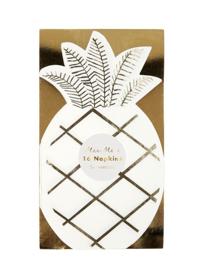 Meri Meri Pineapple Napkins - Image 2