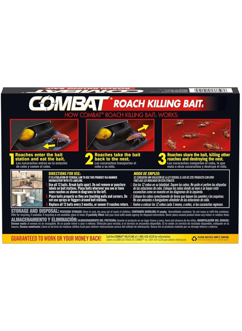Combat 12-Piece Roach Killing Bait Stations  - Image 2