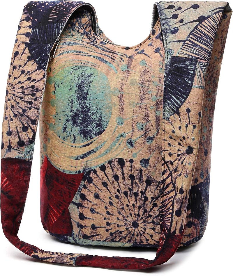 Coton Pose Women Shoulder Handbags Fashion canvas Hippie Crossbody Bags Bohemian Animal Prints Hobo Bags - Image 1