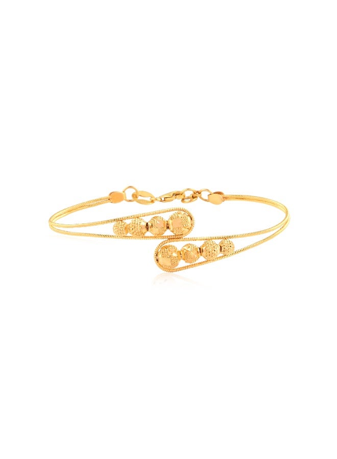 BAFLEH JEWELLERY Timeless Elegance: 22K Yellow Gold Bangles with Classic Shine  - Image 1