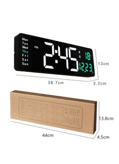 Digital Wall Clock,16 Inch Large Digital Wall Clock, Large Display with Remote Control,Automatic Brightness Digital Alarm Clock with Indoor Temperature,Date,Week - pzsku/Z717BD8BFE0F34382FC15Z/45/_/1708227130/94f9b9f1-50b4-4e79-9cf9-d55e8987d6c0