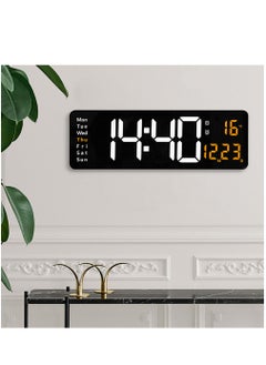 Digital Wall Clock,16 Inch Large Digital Wall Clock, Large Display with Remote Control,Automatic Brightness Digital Alarm Clock with Indoor Temperature,Date,Week - pzsku/Z717BD8BFE0F34382FC15Z/45/_/1708227131/613e99dc-fafe-4be4-93d3-4a440251a55d