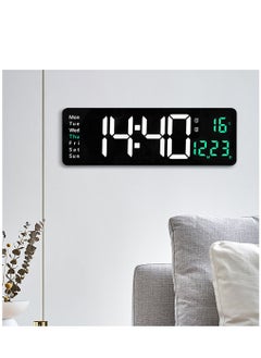 Digital Wall Clock,16 Inch Large Digital Wall Clock, Large Display with Remote Control,Automatic Brightness Digital Alarm Clock with Indoor Temperature,Date,Week - pzsku/Z717BD8BFE0F34382FC15Z/45/_/1708227132/e8c408ca-afad-4e70-abd7-09f2a6c44c12