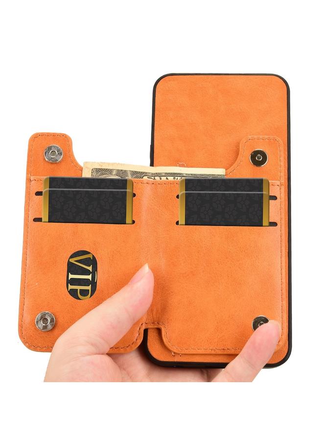 S-TOP Case For Honor 200 Pro Cow Pattern Sewing Card Bag Phone Case - Image 3