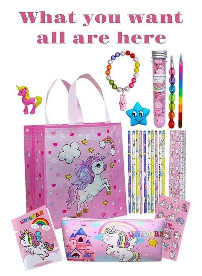 Tera13 TERA 13 Unicorn Stationery Combo for Girls 12pcs Stationery Set, Cute Stationary for Girls, Unicorn Stationary Kit for Kids Return Gift for Girls, Stationary Set Return Gifts, Diwali Gift for Kids - Image 3