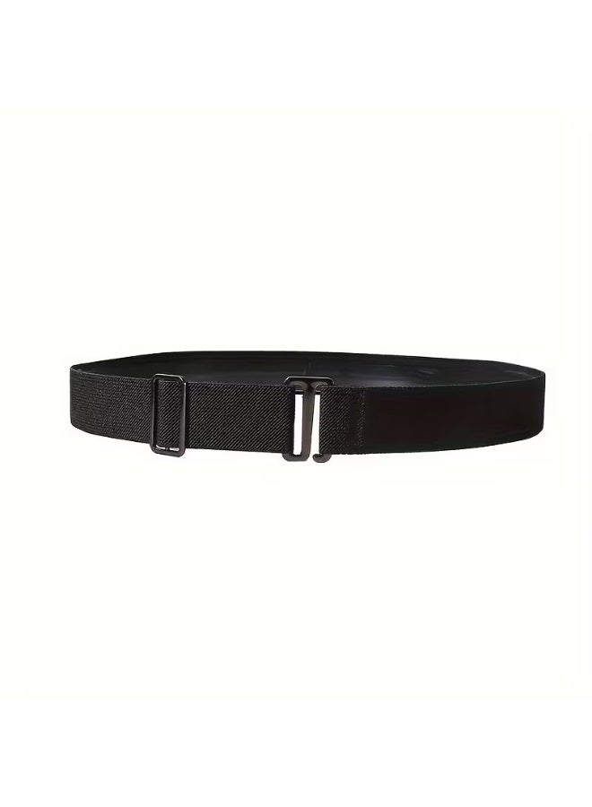 Goolsky Women's Minimalist Elastic Waistband Belt - No Buckle Stretchy Casual Retro Belt for Jeans, Pants, Dresses - Multi-Occasion Wear - Image 1
