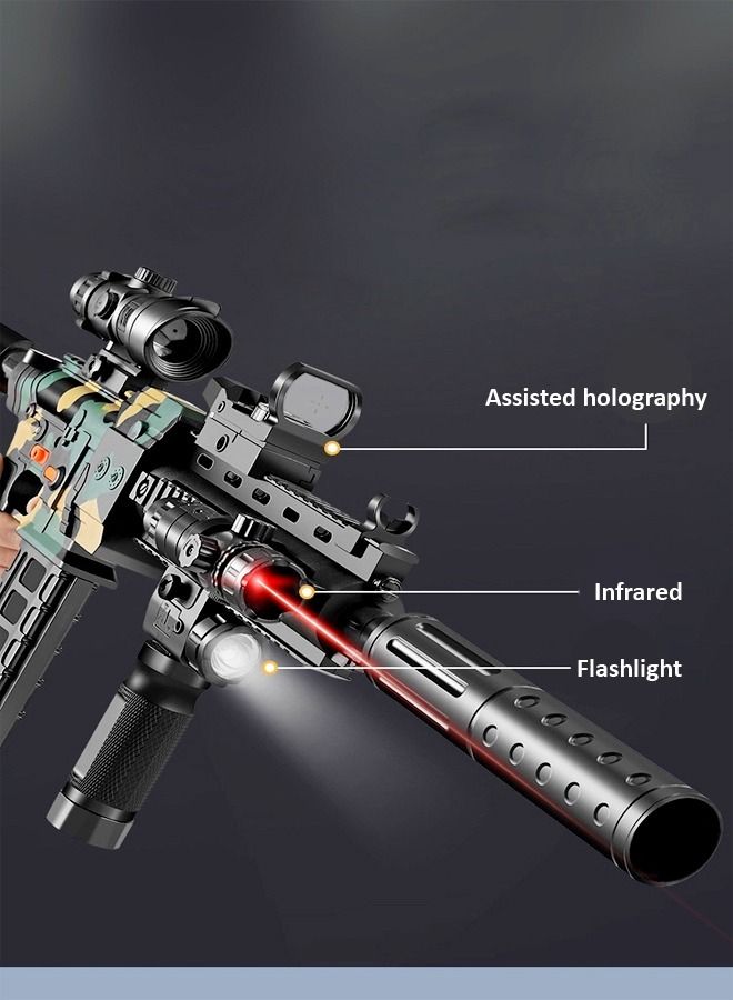 بندقية هجومية كهربائية M416 بتصميم تمويهي لإطلاق كرات ناعمة للعب في الهواء الطلق - Image 2