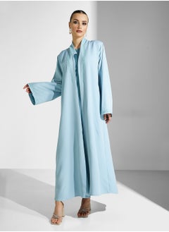 hayas closet Open Front Flared Sleeve Abaya  - Image 1