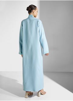 hayas closet Open Front Flared Sleeve Abaya  - Image 2