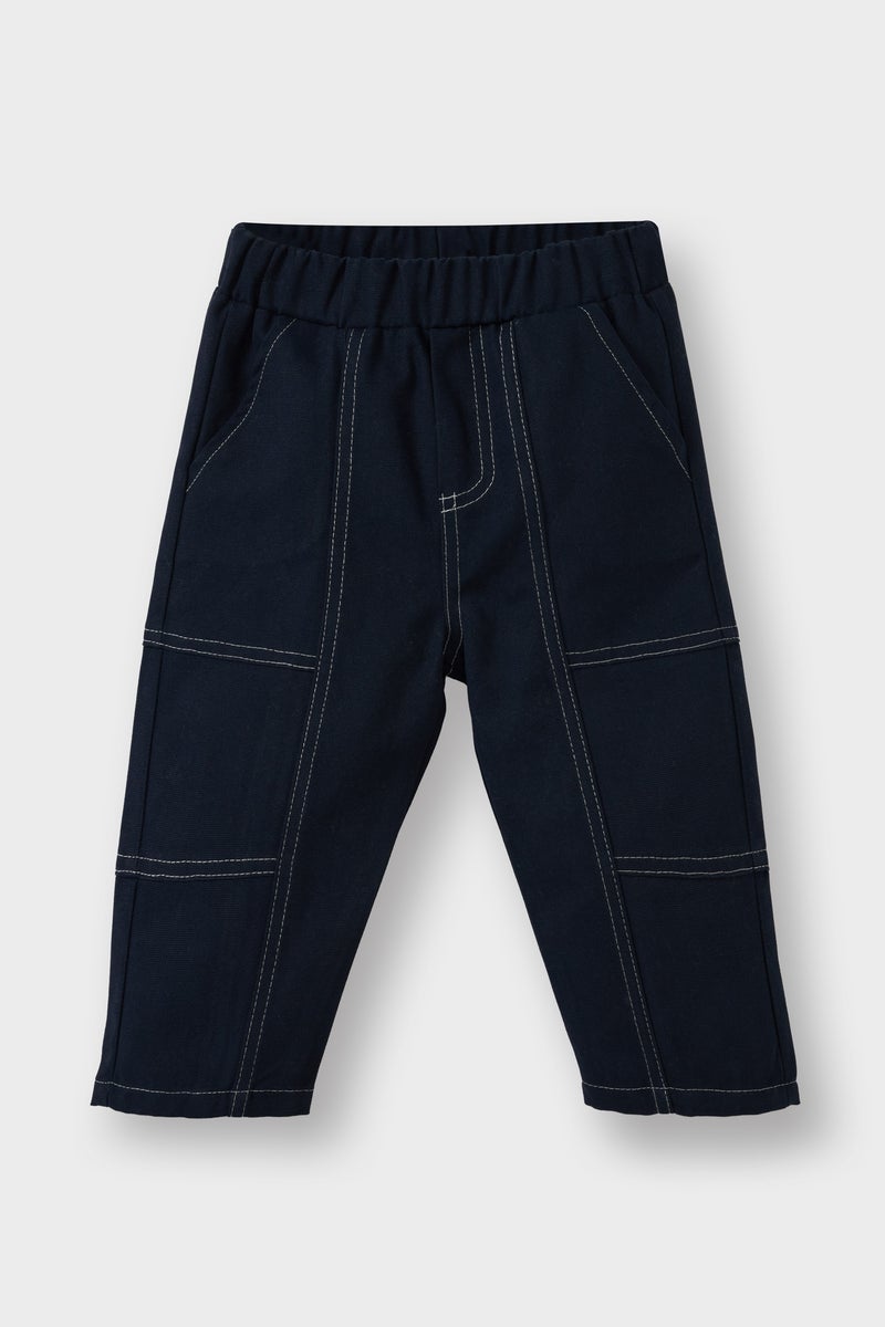 ديفاكتو طقم رقبة دراجة منسوجة للأطفال الرضع، مقاس عادي - Image 2