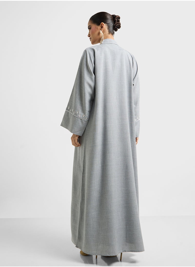 Khizana Abaya With Inner Dress & Sheila  - Image 2
