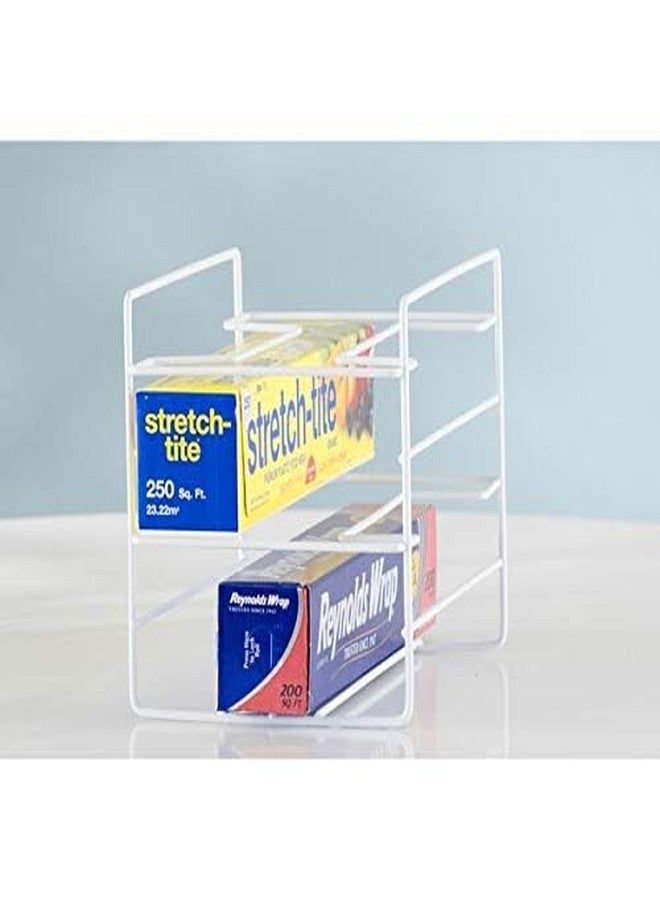 OGFC 21555 Wrap Organizer Shelving Rack, Aluminum Foil rack, Stretch film rack - White - Image 1