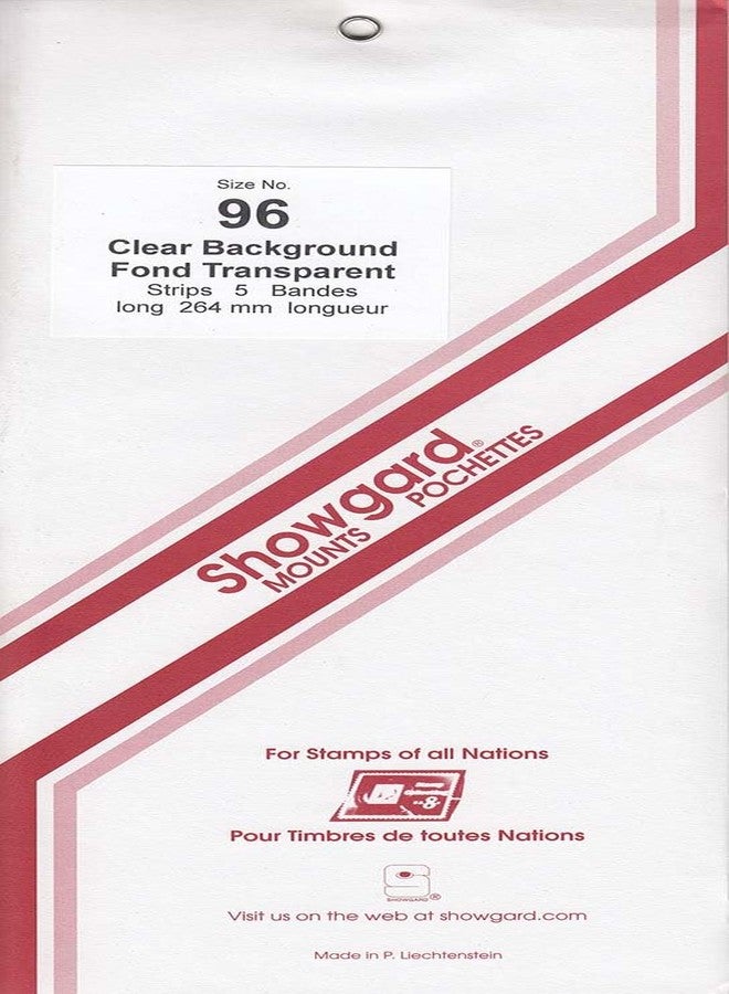 Showgard Strip Style Stamp Mounts Size 96 Clear - Image 1