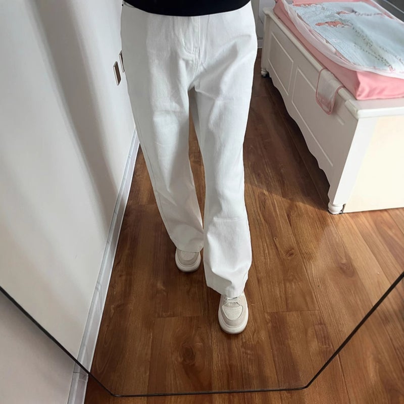 Unisex Classic Denim Jeans Loose Fit Daily Outdoor Wear - Image 3
