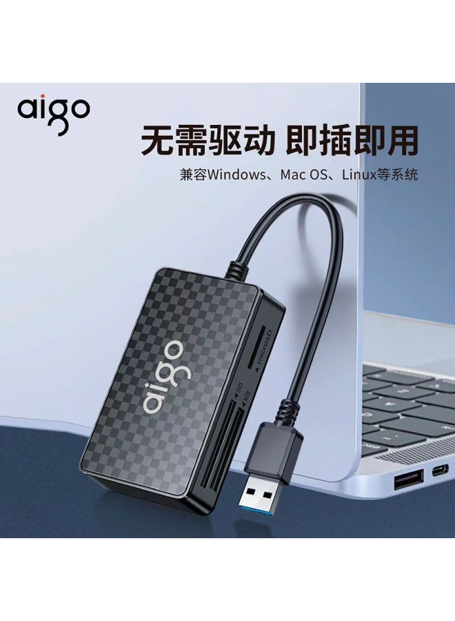 aigo Memory Card Reader High-speed Adapter For Dslr Camera, Phone, Computer - Multi-function All-in-one Converter With External Usb Port - Image 5